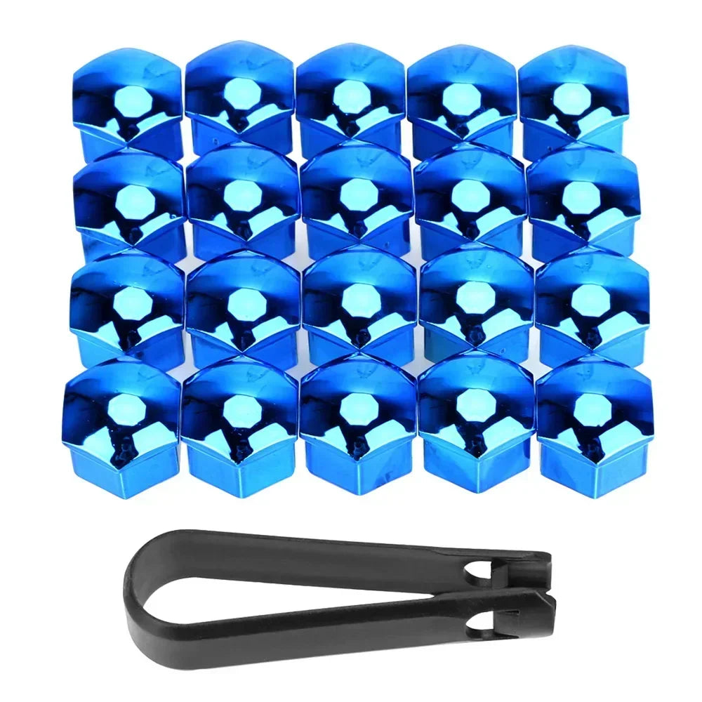 20PCS Car Wheel Nut Caps – Anti-Rust Tire Bolt Covers, 17/19/21mm Hub Protection & Exterior Decoration