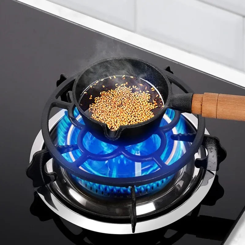 Universal Kitchen Gas Stove Stand – Anti-Slip Pot Holder & Cooktop Rack for Small Milk Pots