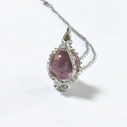 Puella Magi Madoka Magica Cosplay Necklace – Kaname Madoka & Akemi Homura Soul Gem Crystal Pendant Choker Jewelry