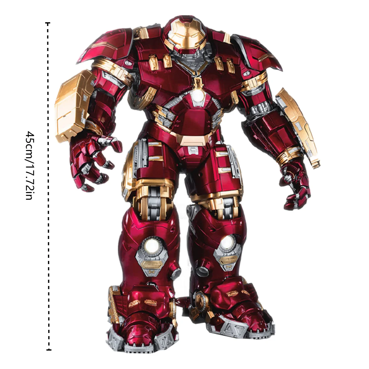 Fondjoy Marvel Anti-Hulk Armor Toy – 18-Inch LED Action Figure Movie Character Model, Gift for Boys
