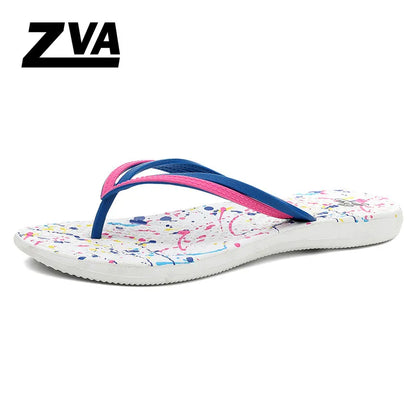 Women’s Pink Waterproof Flip Flops - Thick Sole Non-Slip Bathroom Sandals