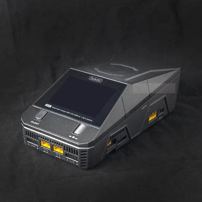 ToolkitRC Q6AC Charger — AC 400W/DC 1000W 4CH with USB A/Type-C, LiPo 1-6S, NiMH 1-16S, PB 1-10S, IPS Display