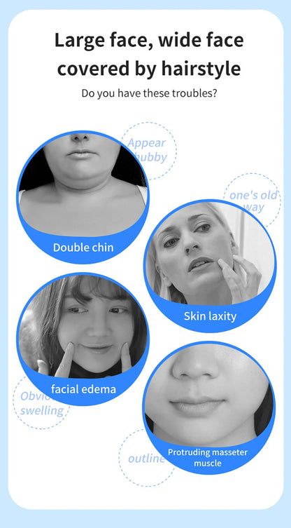 EMS Face Lifting Massager – Anti-Wrinkle, Firming V-Face Lift Microcurrent Device for Double Chin Skin Care