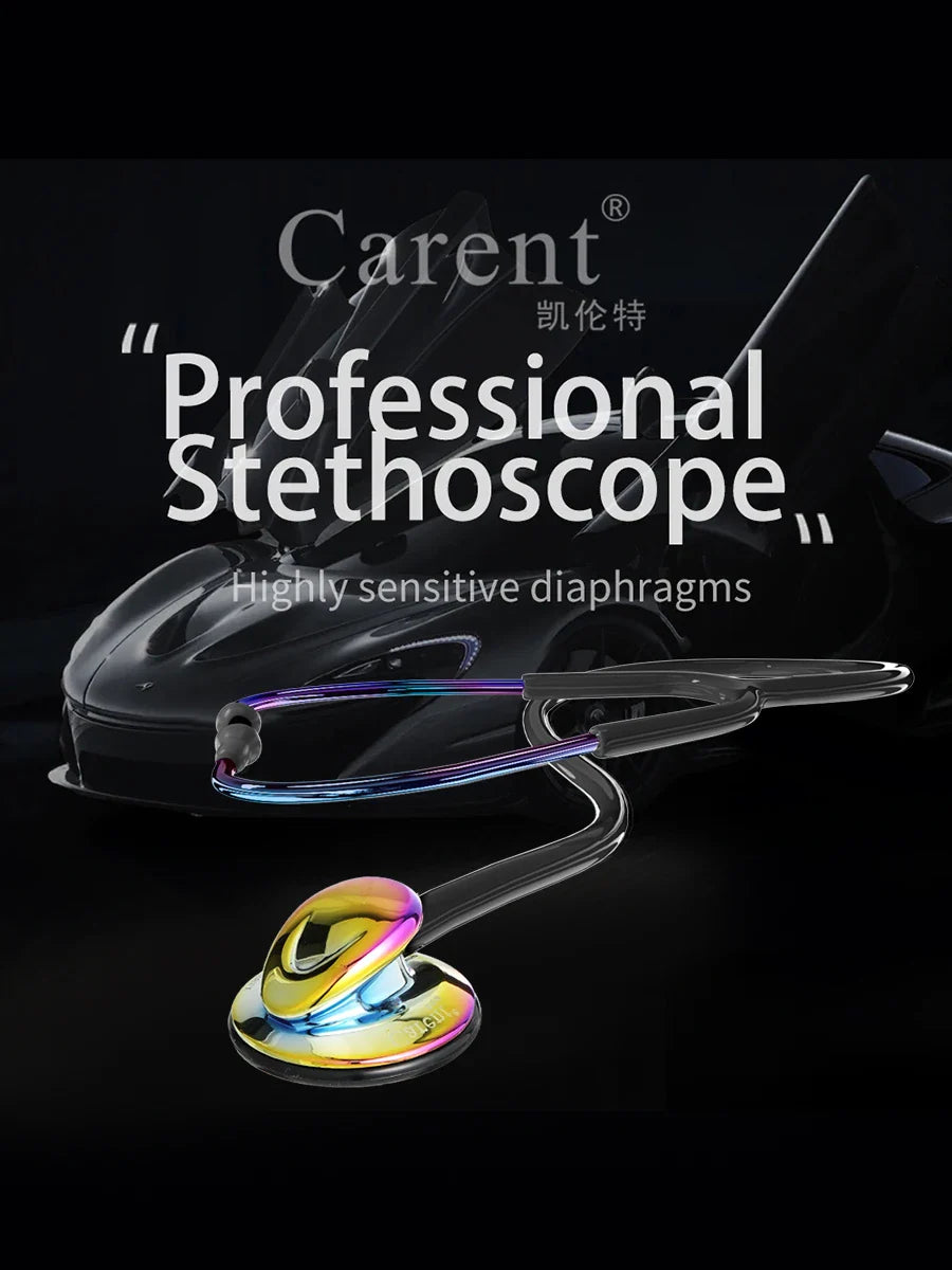 Professional Single Head Medical Stethoscope — Custom Engraved Cardiology Stethoscope for Nurses and Health Care Professionals