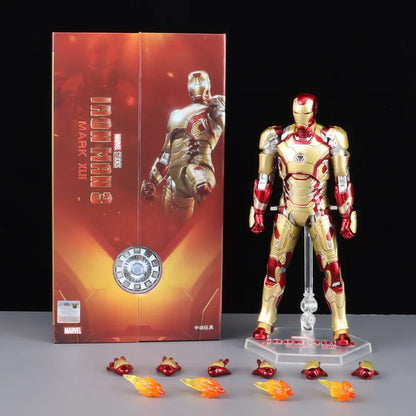 ZD Toys 7" Iron Man Action Figures – Joint Movable MK1 to MK50 Movie Collectible Dolls