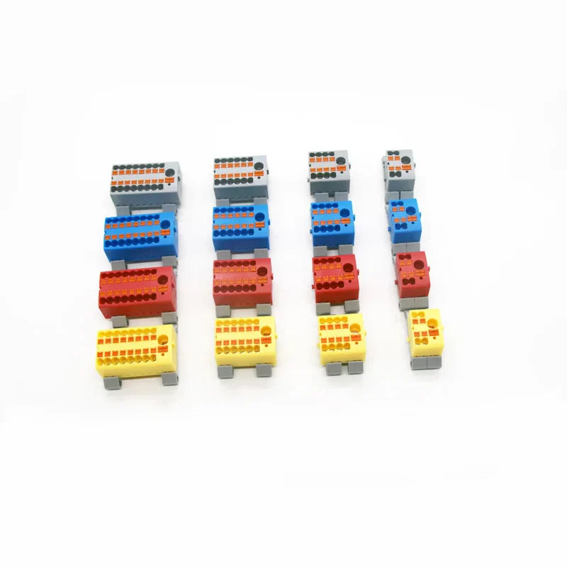 Push-In Modular Wire Connector Terminal Block – Compact 1-In Multiple-Out Splicing Lighting Connector, 225 Series (1Pc)