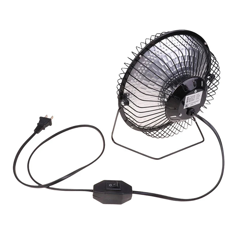 Mini Portable Electric Heater - Quiet Room Thermostat Heating Fan for Indoor Office, Bedroom - Choose 4" or 6" Size