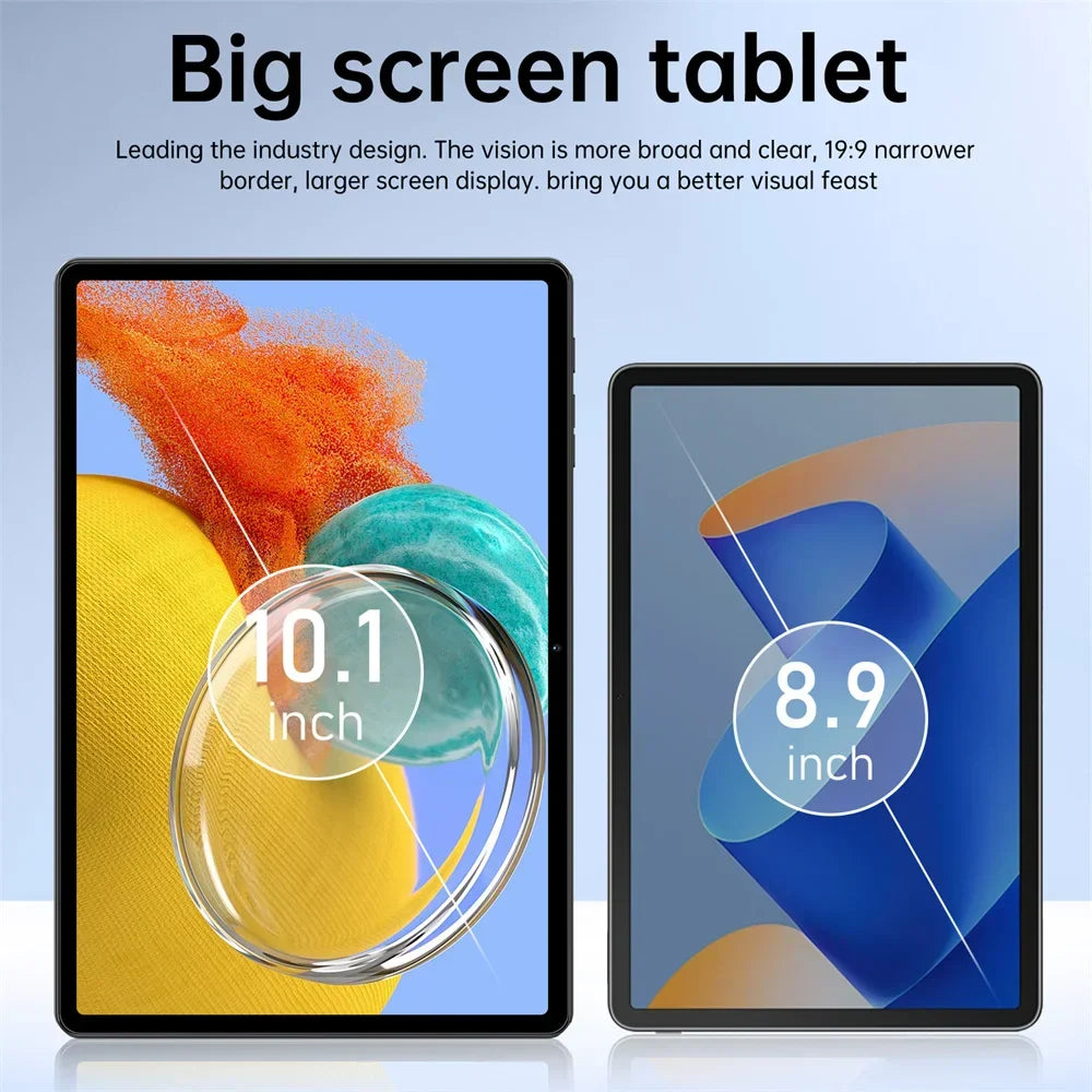 2026 Pad 7s Pro 10.1" Android Tablet – 16GB+1TB, 10000mAh, 5G WiFi Dual SIM, Global Version Kids PC