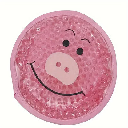 Reusable Cartoon Gel Ice Pack — Dual Hot & Cold Compress for Elbow, Knee & Toothache