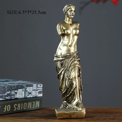 Resin Venus Statue — Greek Mythology Aphrodite Figurine for Nordic Home Decor & Art Room Display