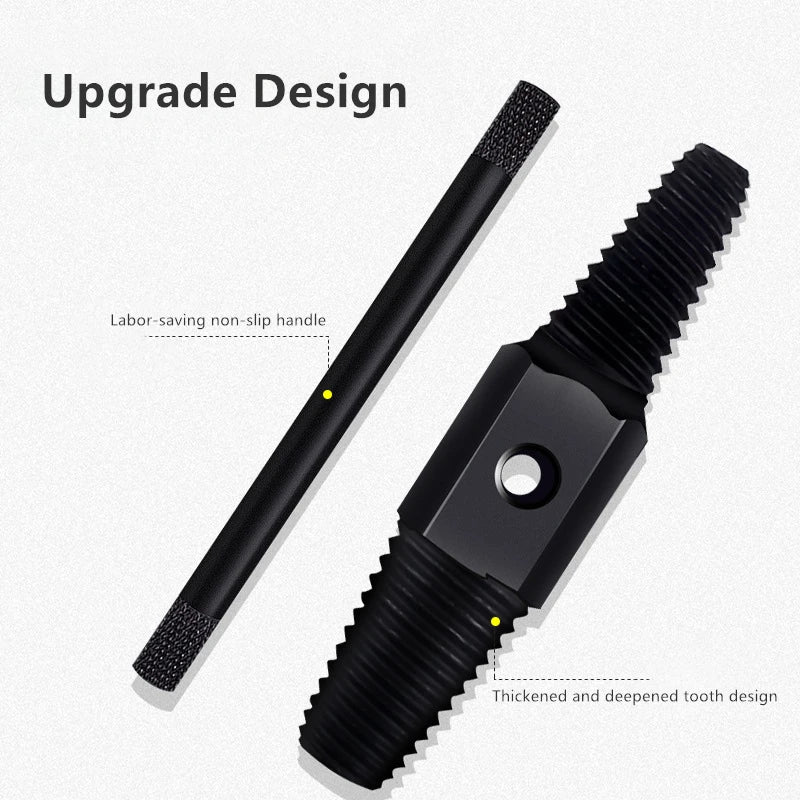 Double Head Wrench Faucet Valve & Screw Extractor Set: Tools for Removing Damaged Bolts, Broken Pipes, and Wires - Removal Tool Kit