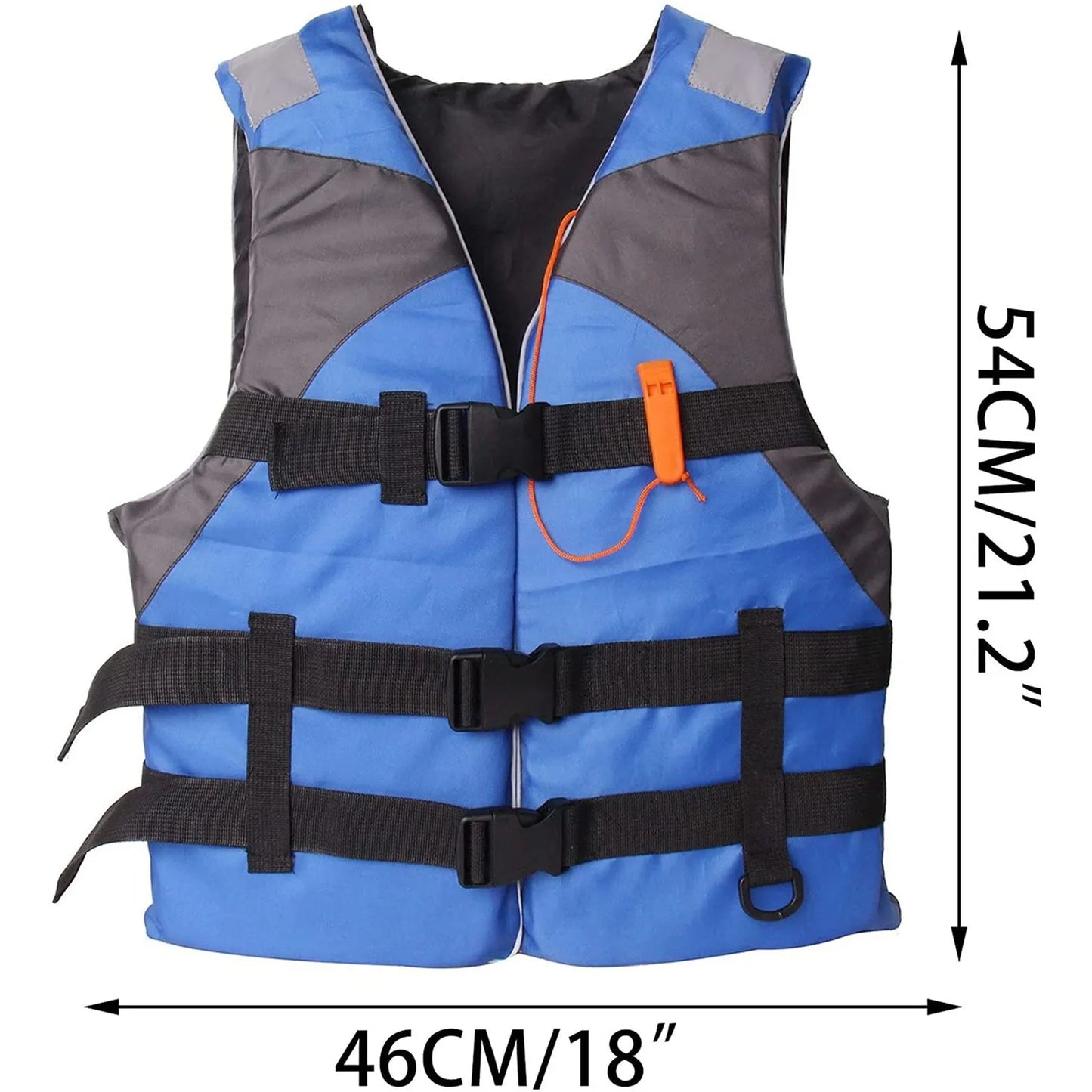 Adults Life Jacket Aid Vest – Buoyancy for Kayak, Skiing, Fishing, and Watersports, Perfect for Boating & Surfing