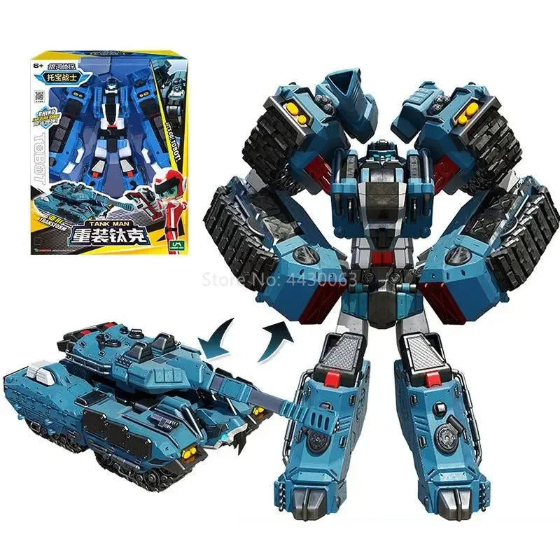 Galaxy Detectives Tobot Transformation Toy – Car to Robot Anime Figure, Korea Cartoon Deformation Tank Gift
