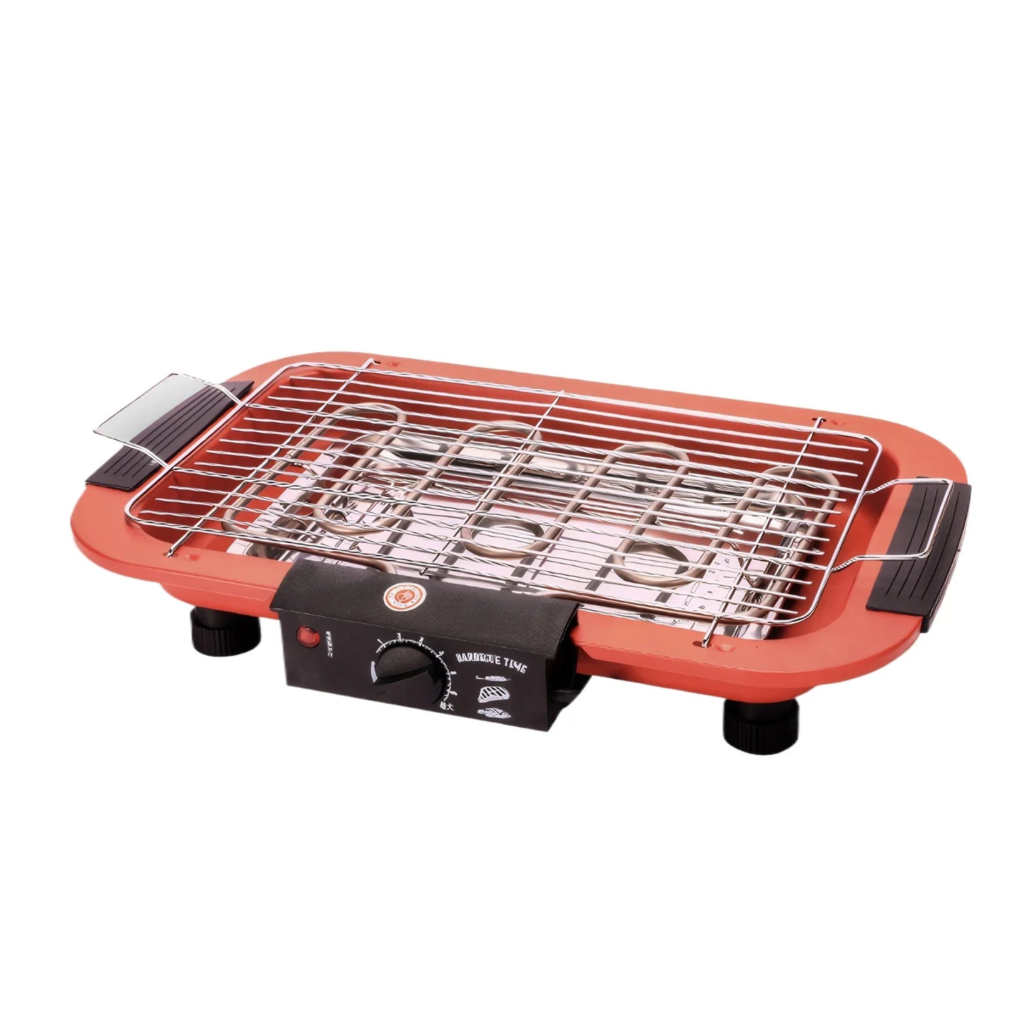 Electric Indoor Smokeless BBQ Pan — Versatile & Durable Grill for Cooking, Black, US Plug