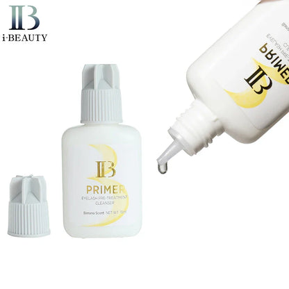 I Beauty Eyelash Extension Glue Primer — Banana Scent Clear Primer 15ml for Professional Use
