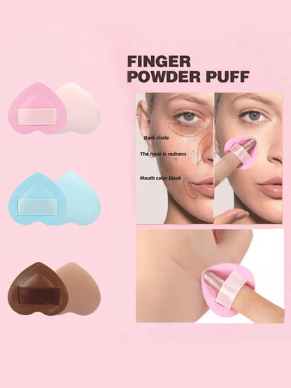 15/30/60 Mini Makeup Sponges – Beauty Powder Puff for Concealer, Liquid Foundation & Face Cosmetics