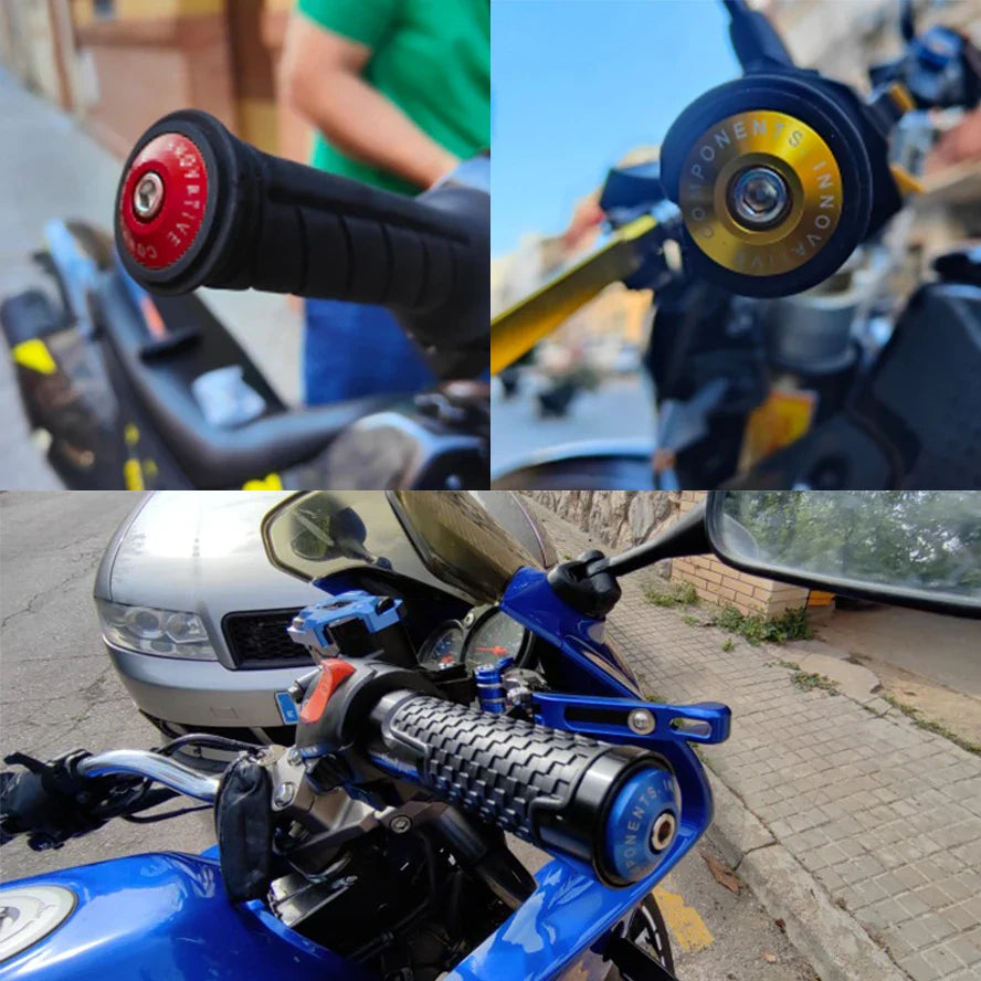Motorcycle Handle Bar End Cap Anti-Vibration Slider Plug for SX, XC, EXC, EXC-R, F, W Models - Fits 65cc to 530cc