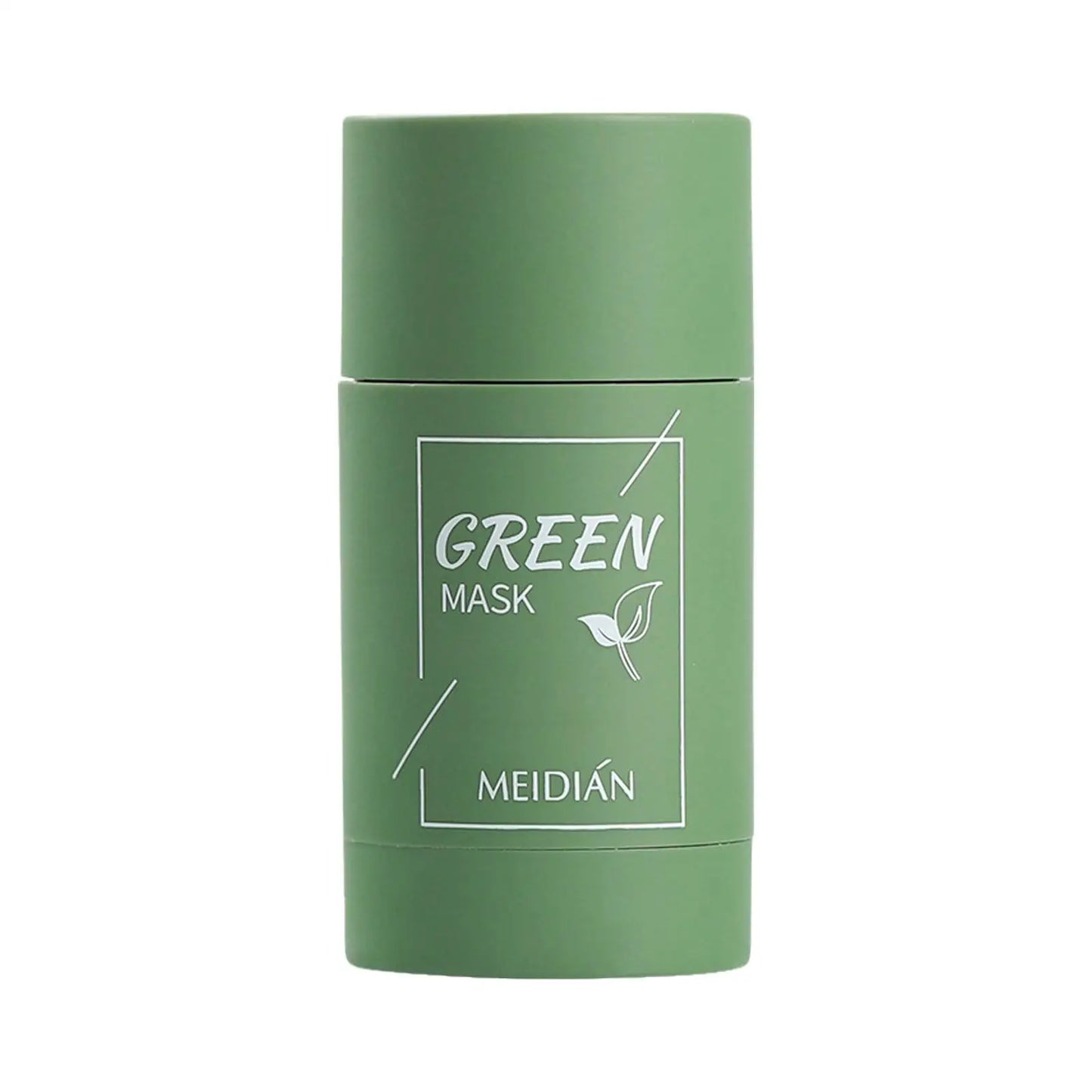 40g Green Tea Blackhead Removal Solid Mask – Pore Cleansing Stick for Blemishes & Shrinking Pores, Korean Skin Care