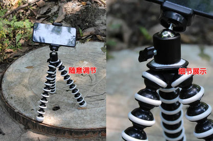 Octopus Flexible Tripod Stand for Smartphone & DSLR Camera – Foldable Desktop Tripod in 4 Sizes