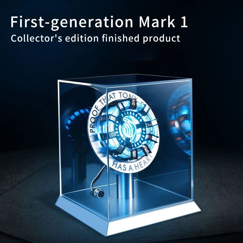 New Sale: Iron Man MK1 & MK2 Arc Reactors – Tony Stark's Mark Armor Heart with LED Lights, 1:1 Chest Lamp Toy Figure