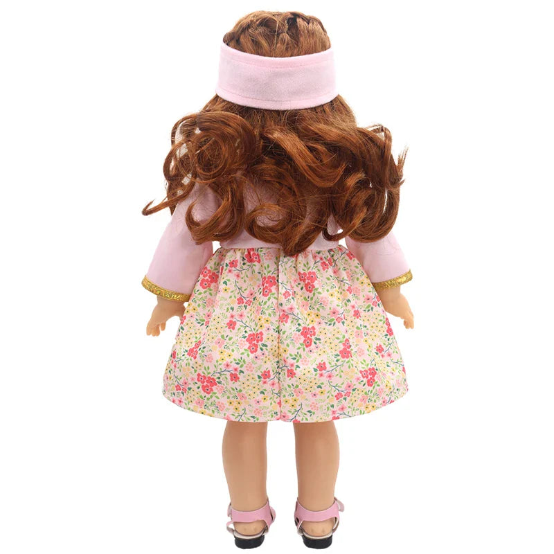 18-Inch American Girl Doll Clothes – Coat, Tights & Pants Outfit for Newborn & Baby Dolls