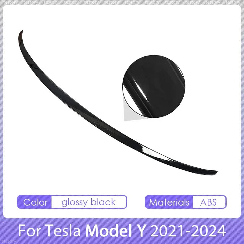 Tesla Spoiler Wing for Model Y & Model 3 Highland 2024 – ABS Rear Spoiler Accessory for Tesla 3/Y 2017–2024