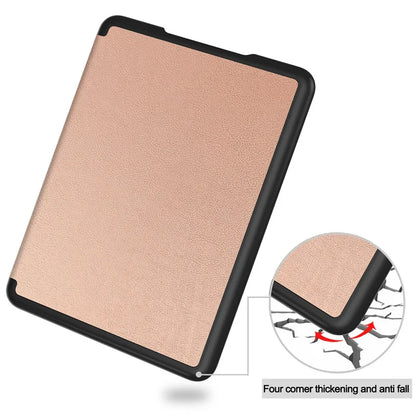 Leather Auto Sleep Case for Kindle Colorsoft Signature Edition (1st Gen, 7") & Paperwhite 12th Gen Protective Cover Funda