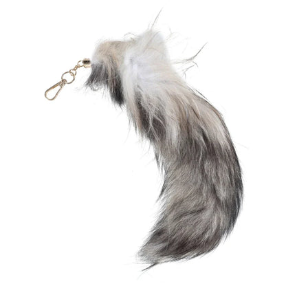 Raccoon Tail Keychain — Creative Coat Tail Key Ring Chain, Unique Gift for Men