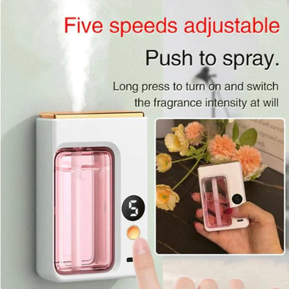 50ml Desktop Aromatherapy Oil Diffuser Machine – USB Smart Air Purifier with Display – Car Air Freshener and Home Bathroom Deodorizer