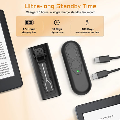 RF Remote Page Turner for Kindle & Kobo — Automatic Page Flipping Device for eReaders and Tablets