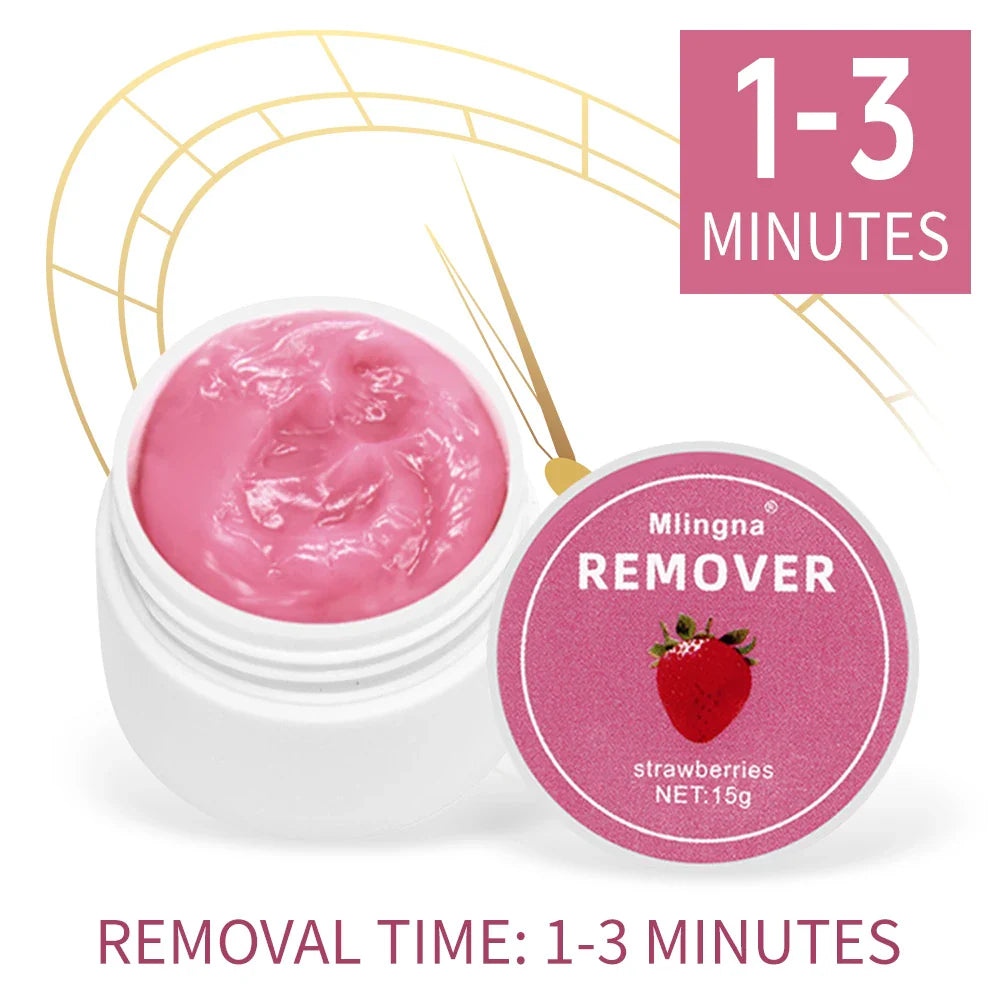 15g Eyelash Glue Remover Cream — Professional Korean Makeup Tool for Lash Extension Removal