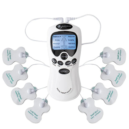 Electric EMS Pulse Massager — TENS Acupuncture Muscle Stimulator for Neck, Back, and Full Body Relaxation