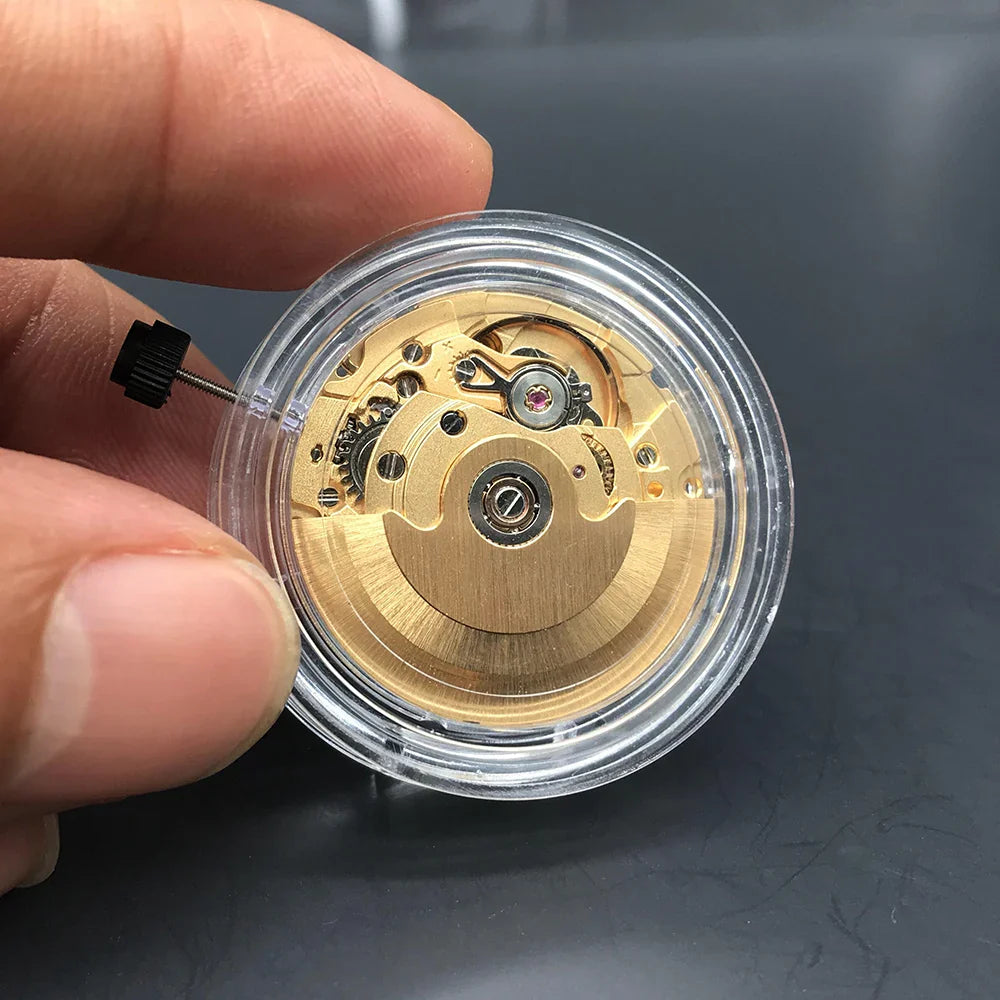 Genuine H.K PT5000 Automatic Mechanical Movement - Gold/Silver Version, Top Clone 2824-2 with High Accuracy, 25 Jewels