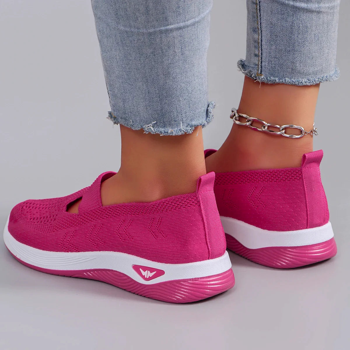 Spring Women's Sports Shoes – Breathable, Lightweight, Non-Slip, Wear-Resistant Casual Sneakers