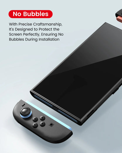 Tempered Glass Screen Protector for Nintendo Switch 2 (2025) — Ultra Clear 9H Hardness, Anti-Fingerprint, NS2 Protective Film