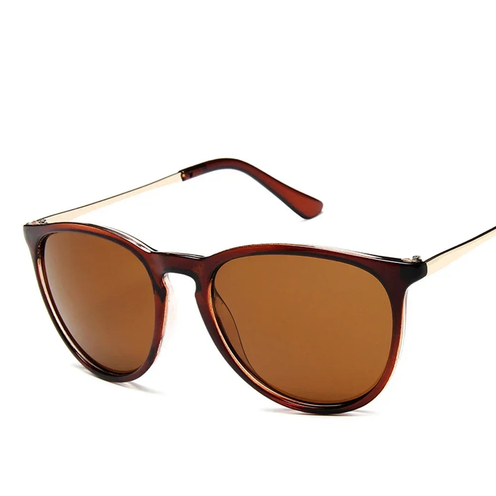 MUSELIFE 2025 Oval Small Sunglasses — Clear UV400 Classic Transparent Shades for Women