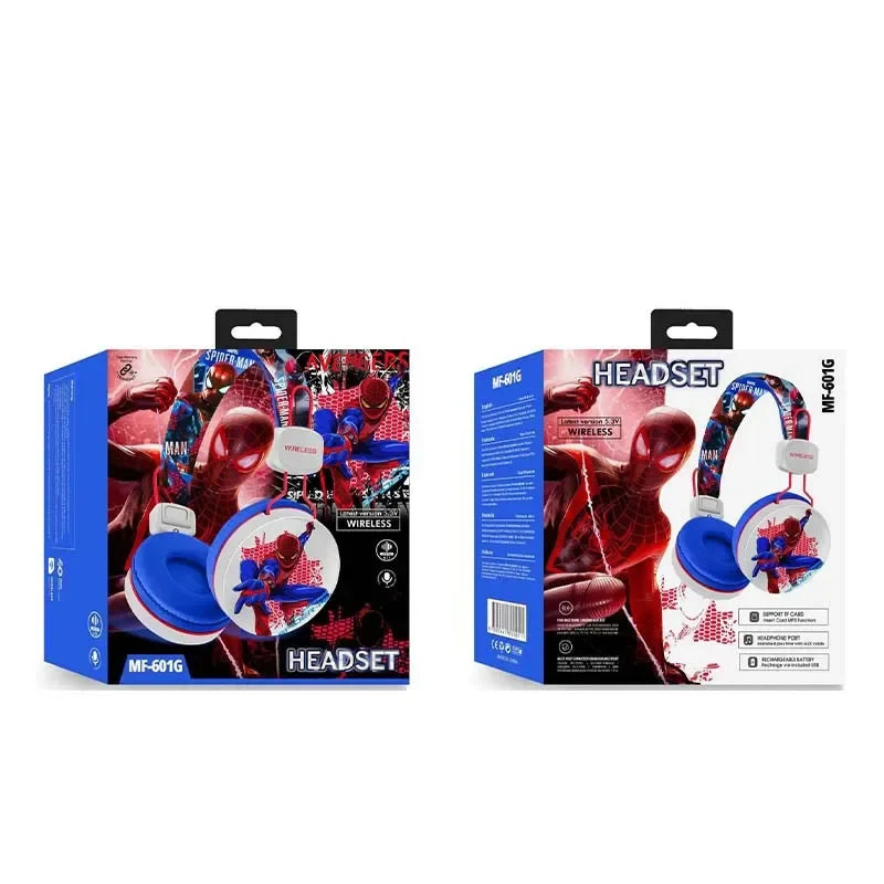 Disney Stitch Wireless Bluetooth Headphones – Surround Sound Gaming Earphones with Mic MF601