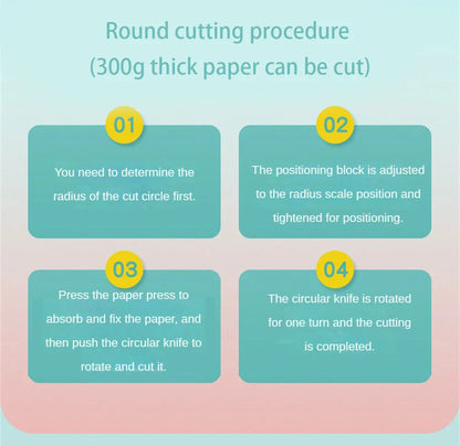 360° Adjustable Round Cutting Knife – DIY Compass Circle Cutter for Scrapbooking & Paper Crafts