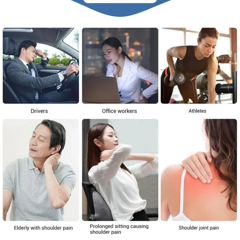 Adjustable Shoulder Ice Pack Wrap — Hot & Cold Gel Compress Support for Pain Relief & Injury Recovery