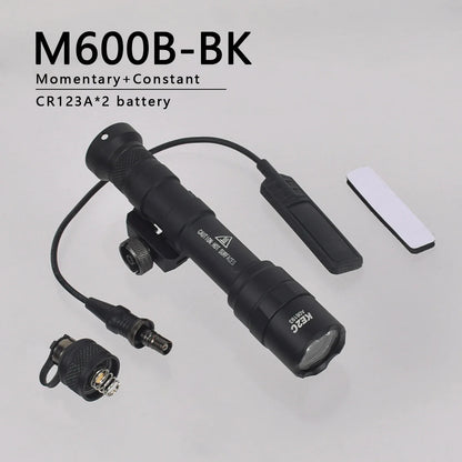 SureFire M600C/M600/M300/X300 Tactical Scout Light — Rifle Flashlight with Momentary Pressure Switch, US Warehouse