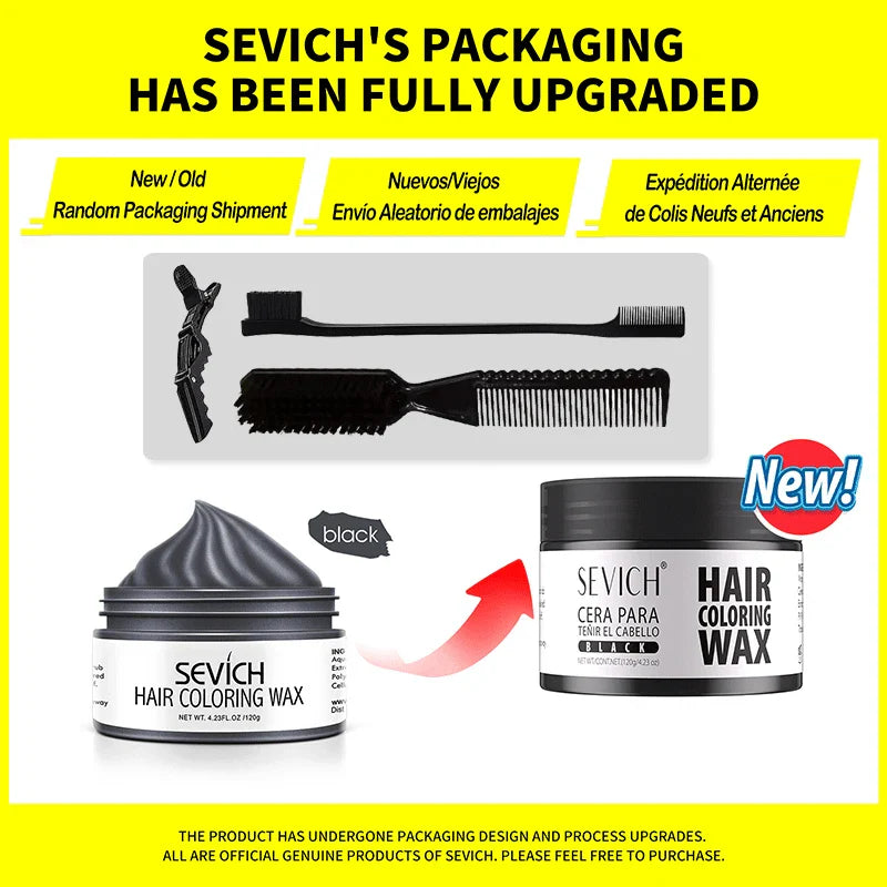 Temporary Hair Color Wax Kit – Washable Instant Hair Dye Cream for Men, Women & Kids, Party Cosplay, Blue, Purple, Red, Green