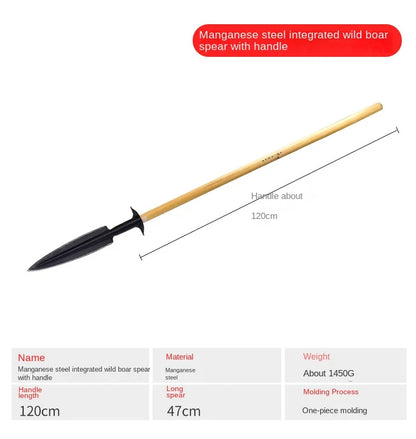 Tactical Outdoor Spearhead – Durable Gun-Head Survival & Hunting Equipment