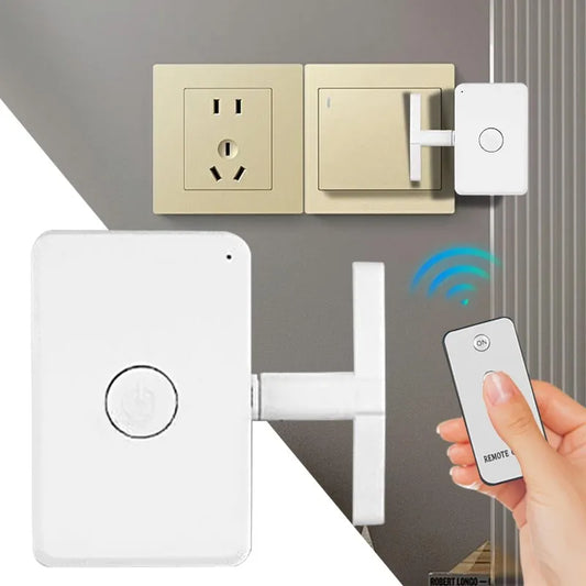 USB Rechargeable Wireless Button Pusher Switch – Smart Remote Control Light Switch Automation Tool