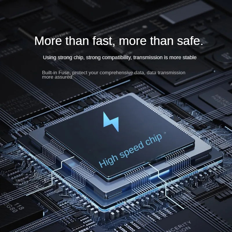 USB C 8-in-1 Card Reader - Supports SD, TF, CF, MS Card Read/Write and U Disk Access