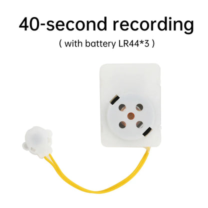 Recordable Voice Box Module for Stuffed Animals – Clear Sound Message Recorder Device for Plush Toys & Gifts
