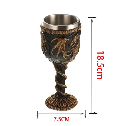 Viking-Style Wooden Beer Mug – Insulated Metal Barrel Cup for Drinks (1PCS)
