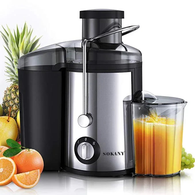 800W Juicer Machine – Big 3-Inch Mouth Fruit & Vegetable Juice Extractor, 2-Speed, Easy to Clean