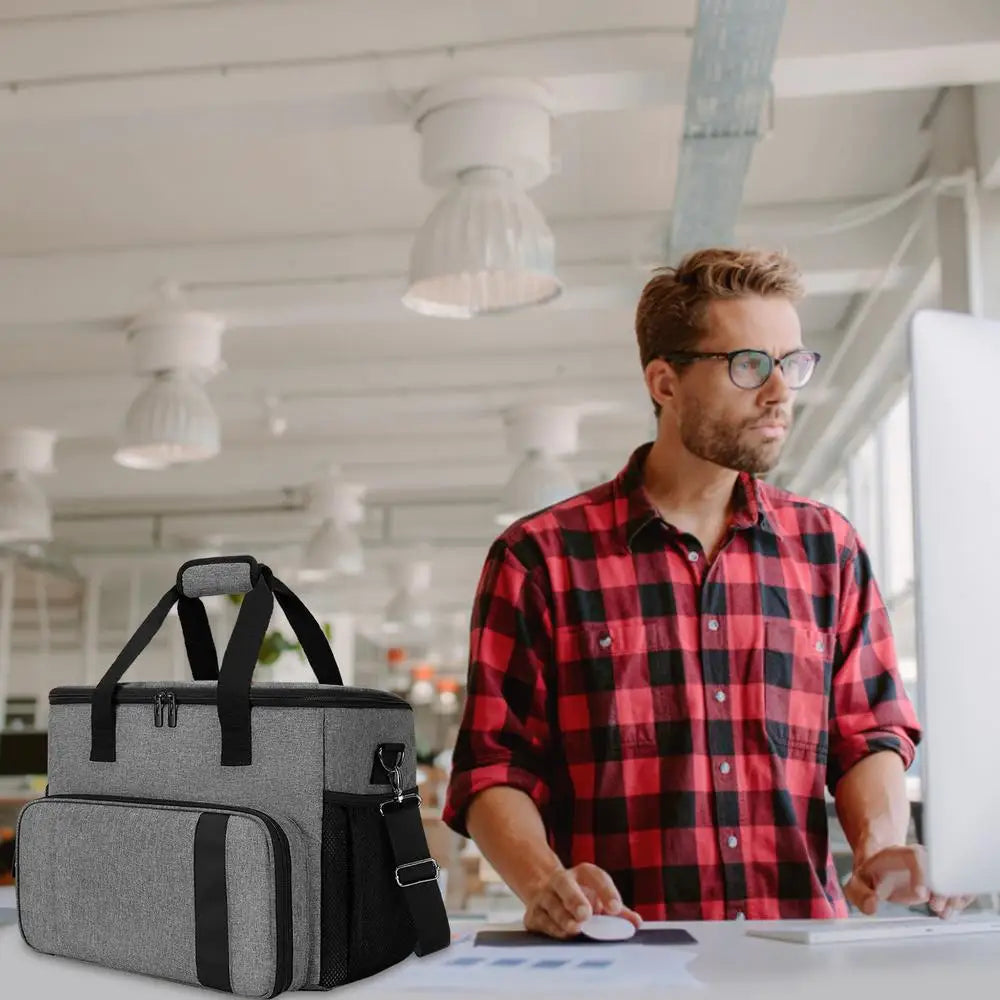 Carrying Bag for PS5/PS4/Xbox/Nintendo Switch – 15.6" Laptop & Game Console Storage Handbag