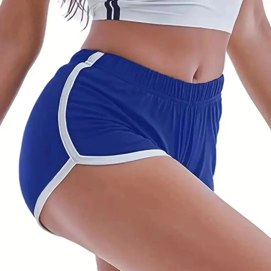 Women's Sports Shorts: Casual Loose Straight Pants with High-Waist Design - Thin, Anti-Walking Three-Point Yoga Hot Pants
