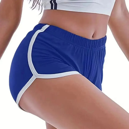 Women's Sports Shorts: Casual Loose Straight Pants with High-Waist Design - Thin, Anti-Walking Three-Point Yoga Hot Pants